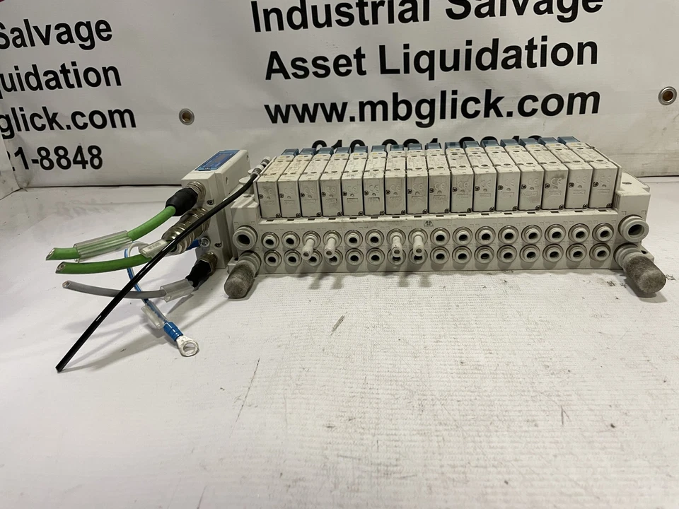 Coletor de válvula solenóide pneumático SMC EX260-SEN1 Ethernet/IP Fieldbus System 16 - Imagem 2 de 4