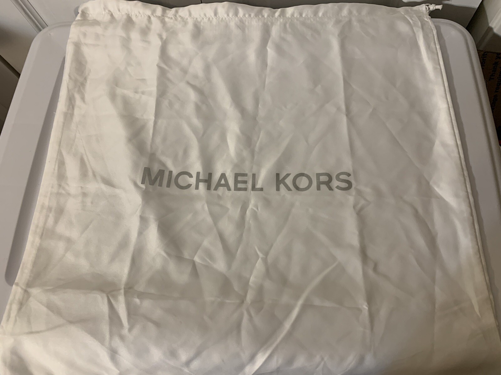 Authentic Michael Kors dust bag Drawstring 18” X 18” thumbnail 3