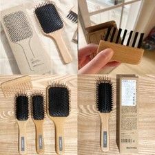  Muji Beech Hair Brush Bristles / Beech Scalp Care Brush - Select