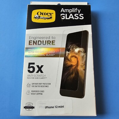 Otterbox Amplify Glass Screen Protector for Apple iPhone 12 Mini (5.4'') - CLEAR