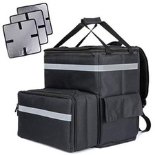 Pizza Lieferrucksack, isolierte Lebensmittel Liefertasche, gro&szlig; Thermo