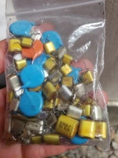 New Bag of Heathkit Crystals And Capacitors