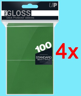 heat card sleeves 400 ULTRA PRO GREEN Standard Size DECK PROTECTOR Card Sleeves Gaming ccg  pokemon