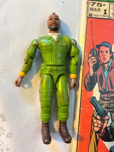 Mr. T Collection- B.A. BARACUS Vintage Action Figures 1983 + The A-Team #1 comic - Picture 3 of 5