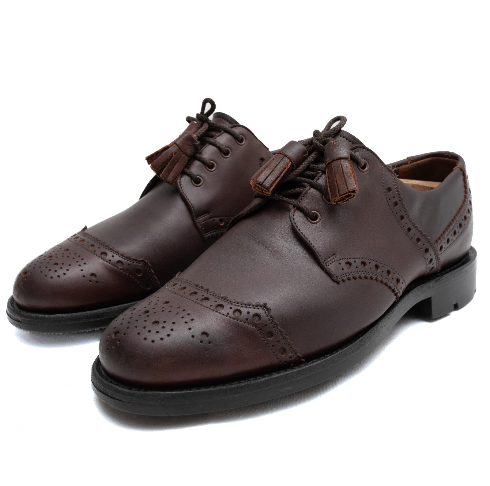 SAOLA CHURCH’S Grandfield Derby Brogued Oxfords con Lacci Tassellati