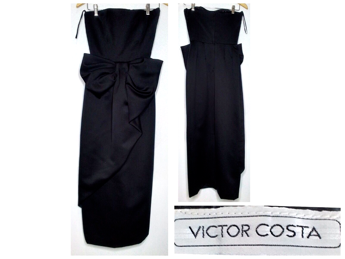 black a line maxi dress Vintage Hollywood Style Embroidered Evening Dress (S) – Ozasco Vintage