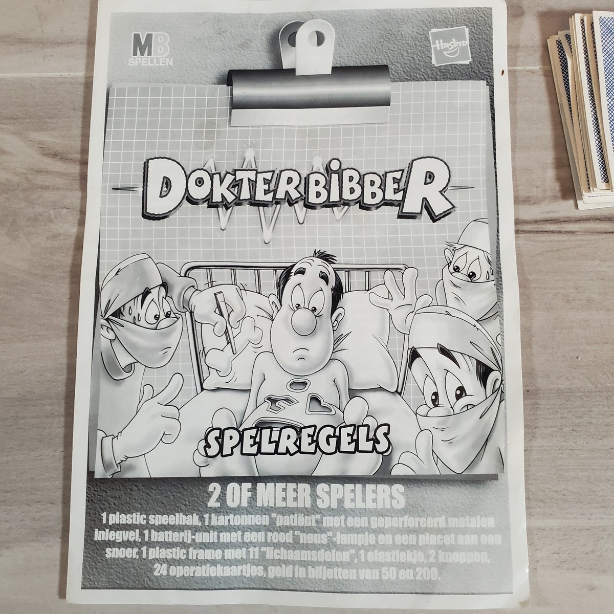 Milton Bradley MB Operation Skill Board Game 1999 German Dokter