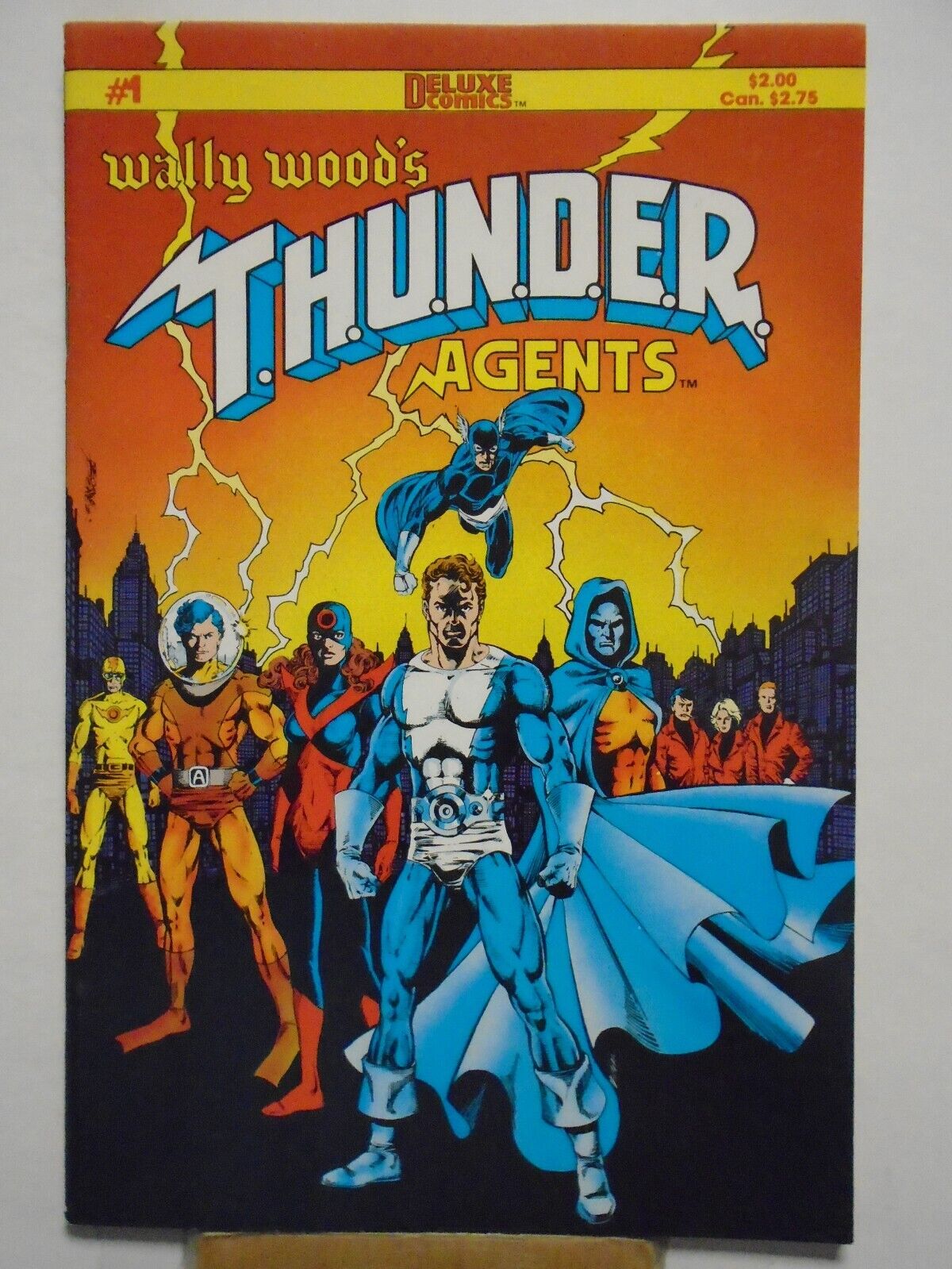 WALLY WOOD'S THUNDER AGENTS #1 (1984) Dynamo, Egghead, George Perez, Deluxe