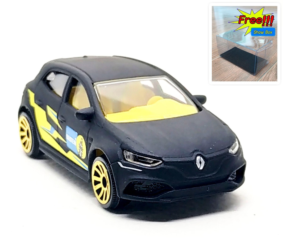 Renault Megane RS ミニカー 1/18 ブラック Majorette Renault Megane RS Black - Tune Ups (no Equipment