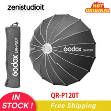 US Godox QR-P120T 120cm Bowens Quick Release Softbox Compact Parabolic Softbox