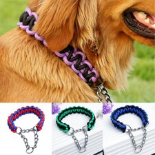 Dog Collars Choker Collar Safety Dog Training Collar Safety Nylon Chain Medium