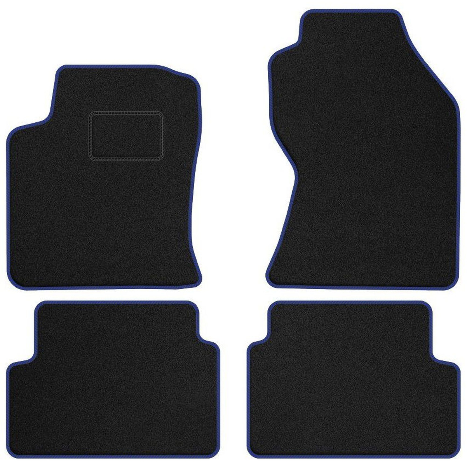 Tapis de sol sur mesure bleu pour Ford Focus 2001-2004 protégeant le plancher