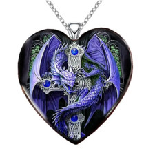 Dragon Heart Pendant Necklace - New