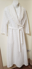 Vintage Miss Elaine Wrap eyelet long robe