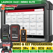 2025 Launch X431 IMMO ELITE PLUS Key Programming Full System Diagnostic Scanner