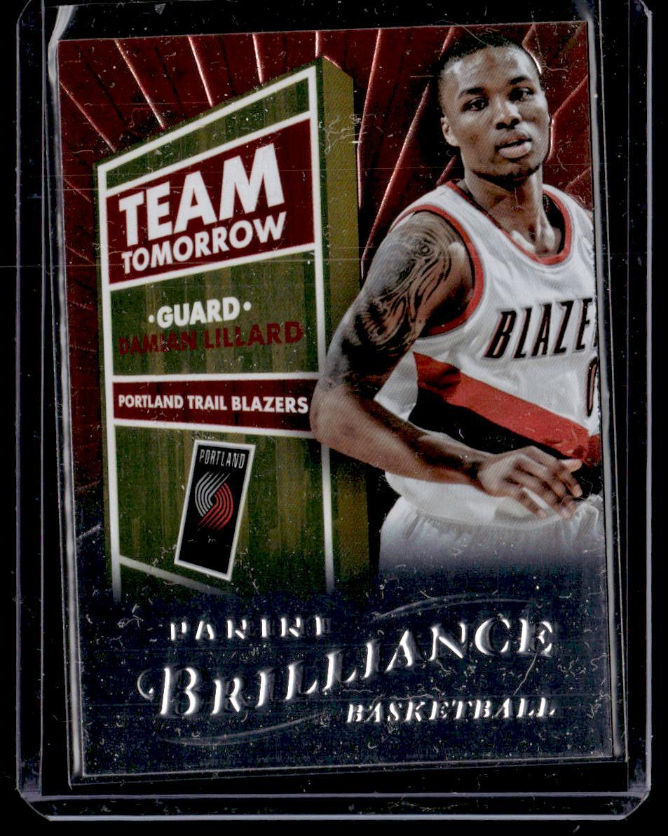 2012-13 Panini Brilliance #9 Damian Lillard Team Tomorrow HS