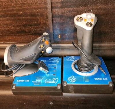 Saitek X45 Flight Simulator Control (J24C) Flight Stick
