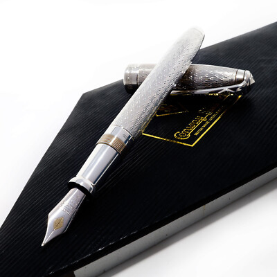 Conway Stewart Model 100 Icon Sterling Silver Fountain Pen #14/100
