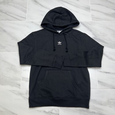 Adidas Women's Adicolor Essentials Fleece 'Black' Hoodie IA6420 size S