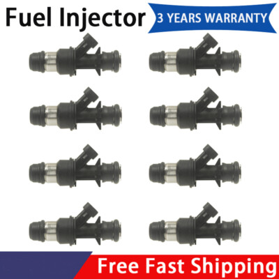 Remanufactured GM 8.1L Vortec Fuel Injector Set – 8PC Bench Tested 12574927