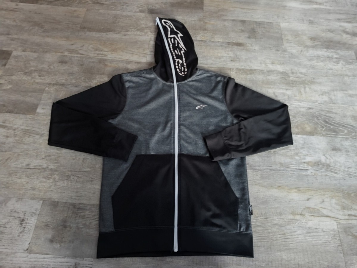 Alpinestars Full Zip Hoodie DNA Tech Men's Size Small Zippered