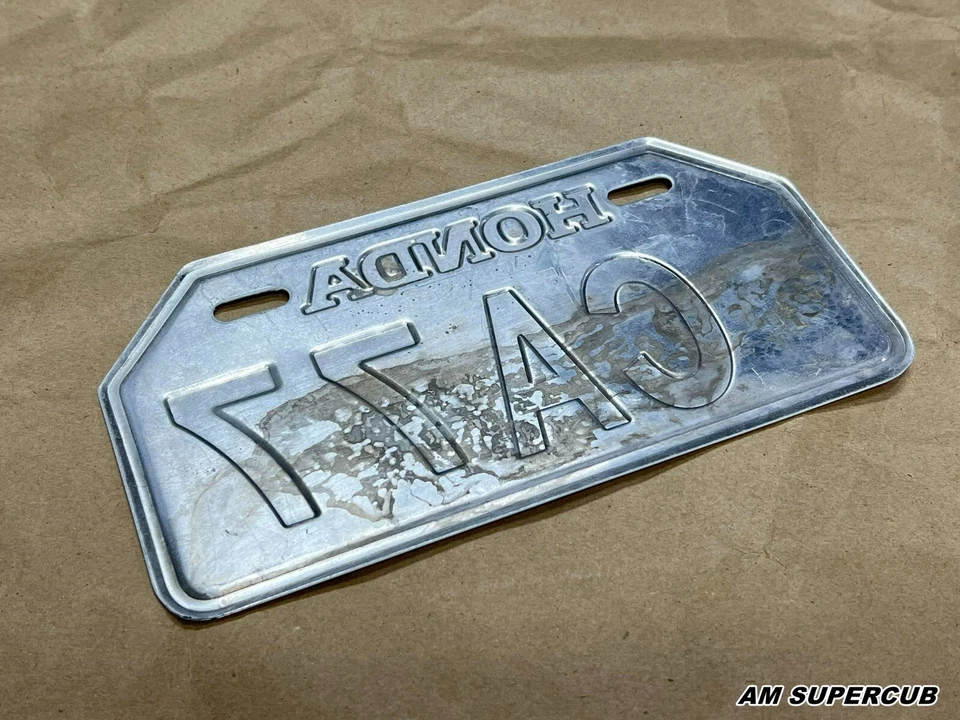 For Honda Dream 305 CA77 C77 CS77 LICENSE PLATE ( 210mm x 105mm ) - Imagem 4 de 4