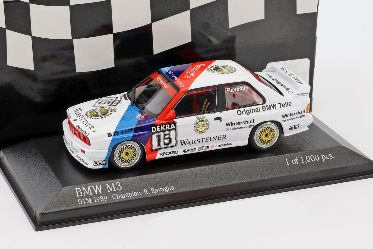 【sin しん】BMW M3 DTM 1989 NO.15 BMW M3 (E30) #15 DTM Champion 1989 Roberto Ravaglia 1:43