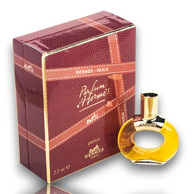 PARFUM D'HERMES by HERMES splash PURE PARFUM 7,5 ml~1/4 oz BOXED rare