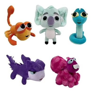 5PCS Back to the Outback Plush Toy Set Frank Maddie Koala Lizard Soft Stuffed Do