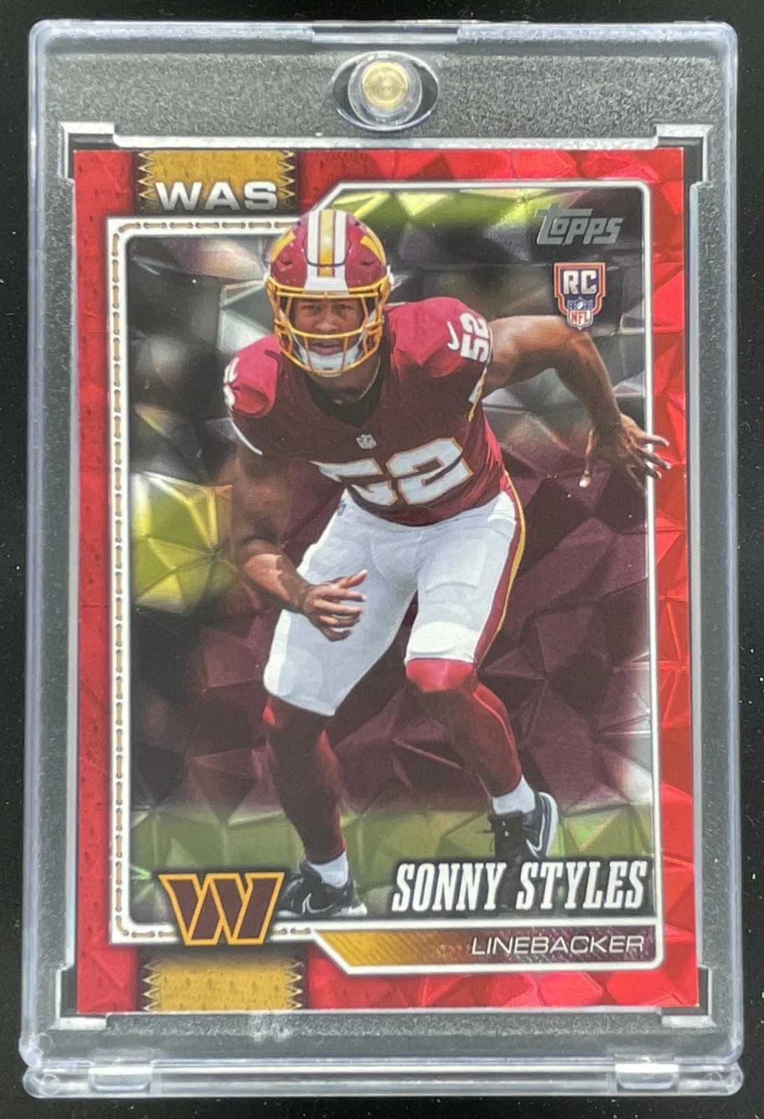 2026 Topps Red Diamante Foil #347 Sonny Styles RC /5