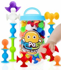 Suction Bath Toys for Baby, 24 Piece Starter Set Suction Cup Toys Stocking St...