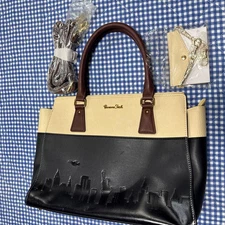 BANANA FISH x Super Groupies Satchel Handbag Tote Shoulder Bag w/Pouch NWOT