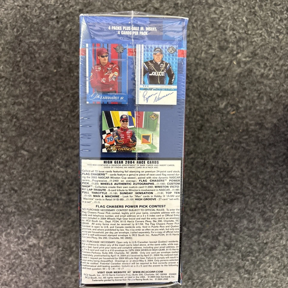 2004 Wheels High Gear NASCAR Trading Card Blaster Box - Possible Autograph - Image 4 of 4