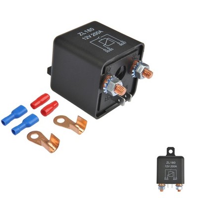 12V 200A Relais Set KFZ Auto Batterie Trennrelais Starter Relais Automobil