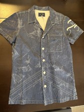 Armani Jeans Herren Hemd, Blau, Größe L