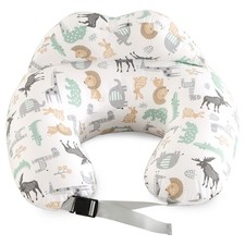 Nursing Pillow withBaby Removable & Wider Design Adjustable Waist Strap，U-shape