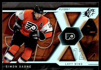 #ad 2007 08 SPx Simon Gagne Philadelphia Flyers #94 $3.50
