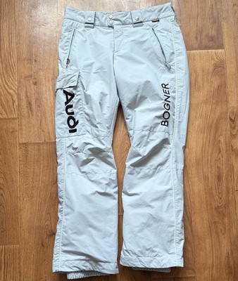 Bogner Ski Pants Womens Size EU 48 US 18 Gore-Tex Audi Team Grey Snowboard Pants