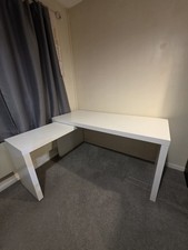 IKEA Adjustable Height L-Shaped Desk for Home or Office