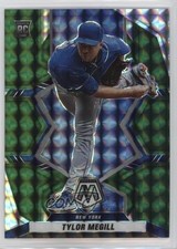 2022 Panini Mosaic Rookies Green Mosaic Prizm Tylor Megill #233 0e2x
