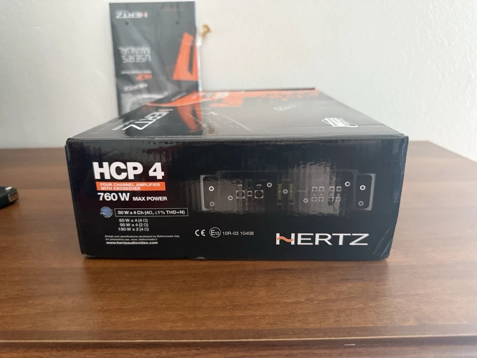 Hertz HCP 4 Amplificatore Audio per Auto - Nero - Immagine 3 di 4