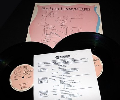 Lost Lennon Tapes 90-01-Vintage 1990 2-LP Radio Show-Cues-VG++ Best Of-Year 2!!