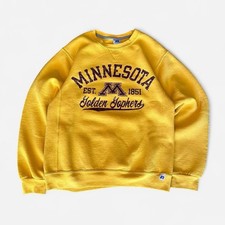 Vintage Russell athletic Y2K Minnesota Golden Gophers Crewneck sweatshirt small