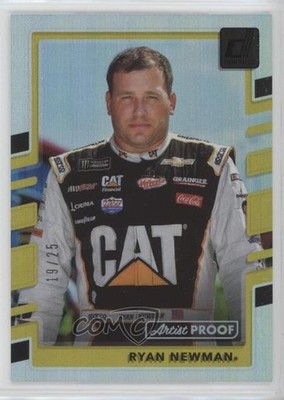 2018 Panini Donruss NASCAR Artist Proof 19/25 Ryan Newman #46 4xt