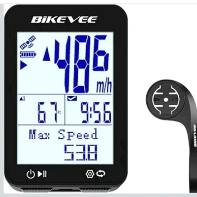 GPS Speedometer & Odometer - Wireless Bike Computer, Auto Start/Stop Bikevee