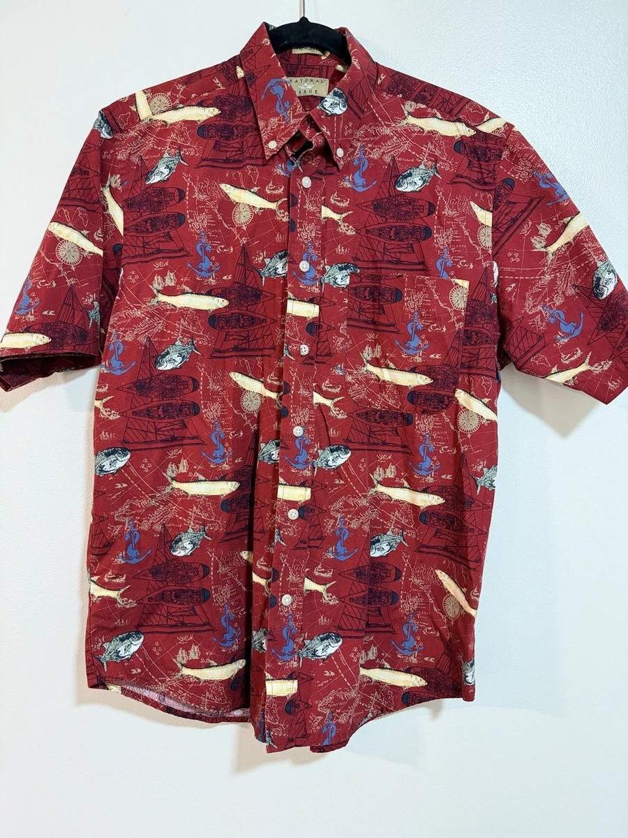 Natural Issue Short Sleeve Red Shirts for Men for sale | eBay
