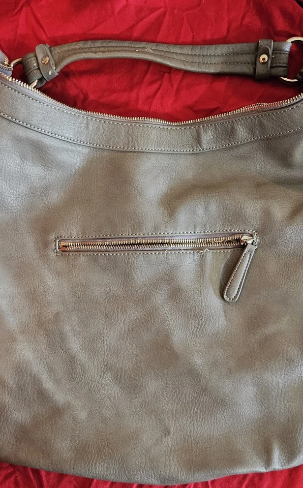 Bolso Hobo Marrón Moda Luxe con Flecos Foto 3 de 4