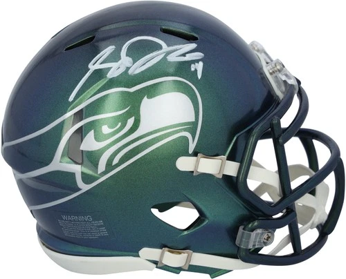 Sam Darnold Seattle Seahawks Autographed Riddell Rivalry Speed Mini Helmet