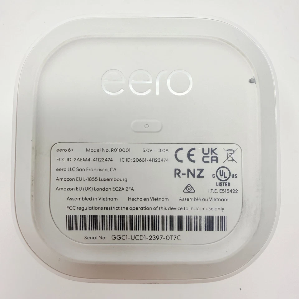 Eero 6+ Plus R010001 Dual Band Mesh Wi-Fi 6 Router - White - Image 3 of 3