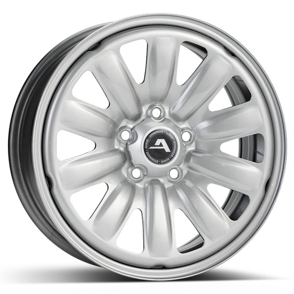 Alcar Hybrid Stahlfelge 131201 01 Silver 6.0Jx15 ET43 5X112 FüR Volkswagen Golf-image